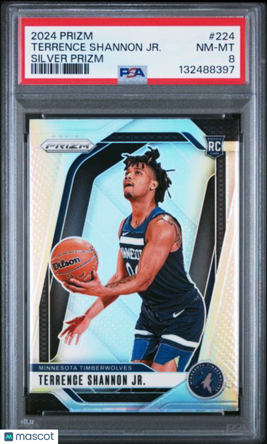 2024 Panini Prizm - Terrence Shannon Jr #224 - ROOKIE - PSA - ROOKIE