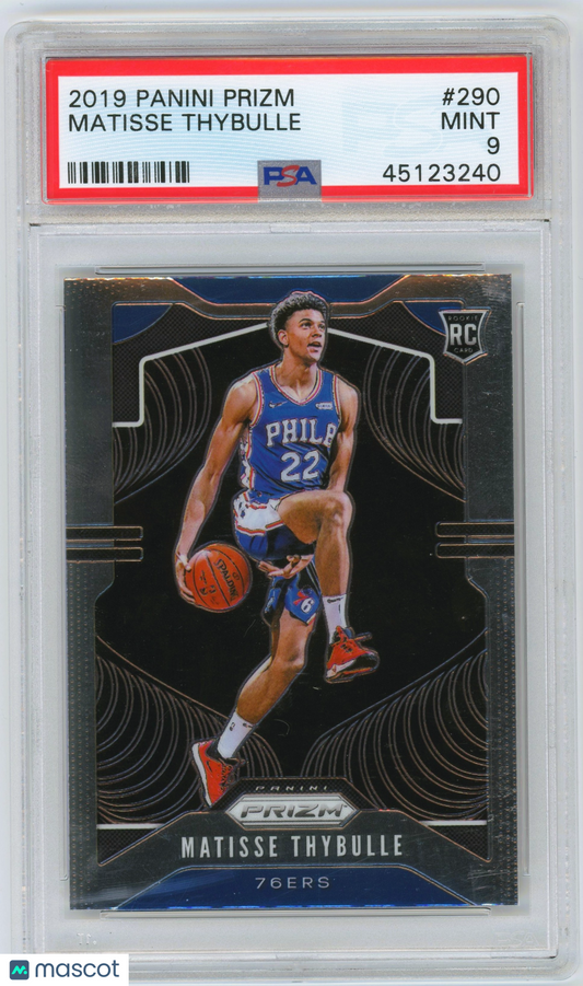 2019 Panini Prizm Matisse Thybulle ROOKIE #290 PSA 9