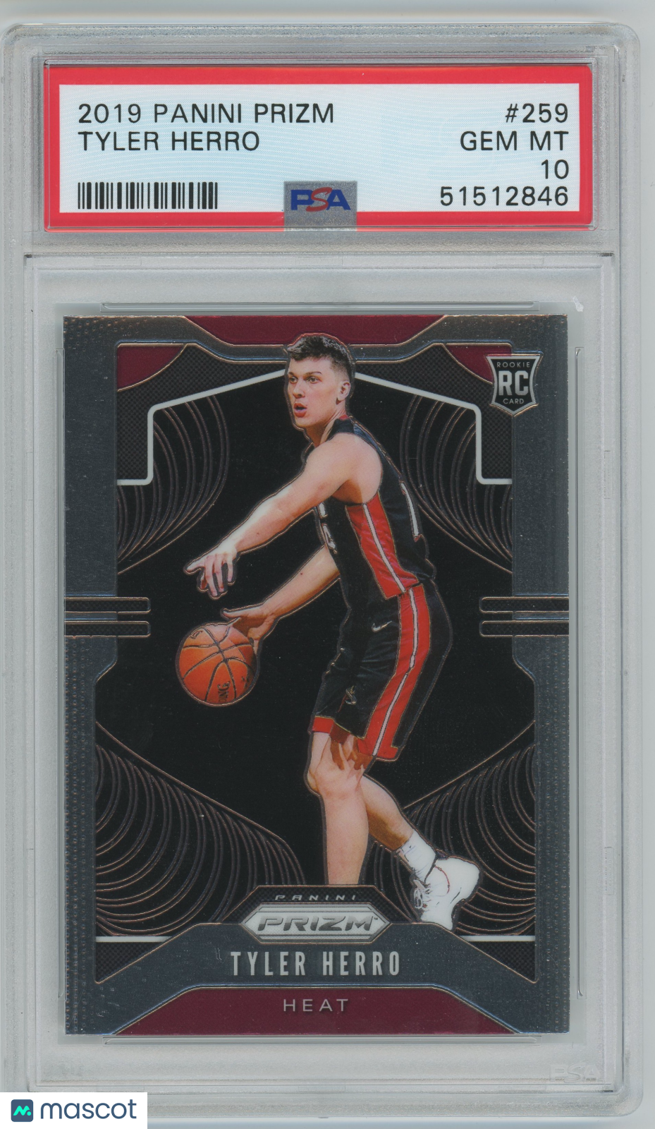 2019 Panini Prizm Tyler Herro ROOKIE #259 PSA 10