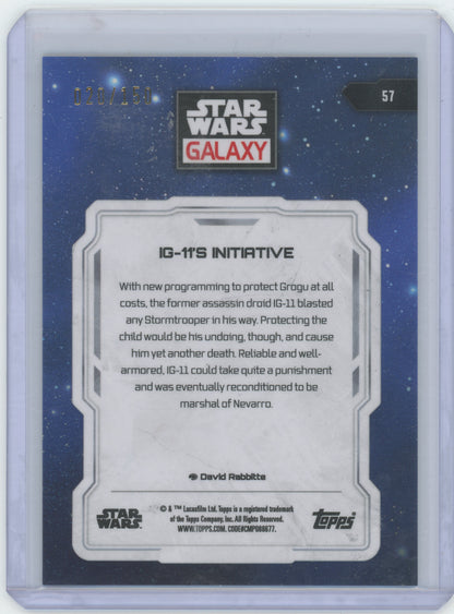 2021 Topps Star Wars Galaxy David Rabbitte #57