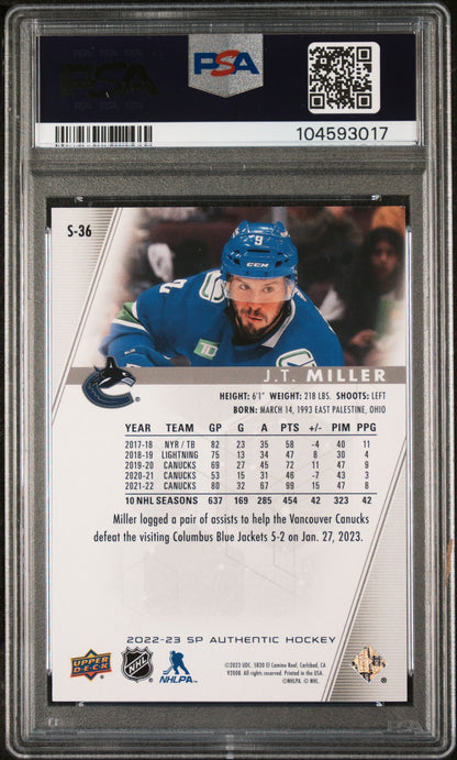 2022 SP Authentic - JT Miller #S36  - Spectrum FX Gold /50 - PSA - /50 GOLD