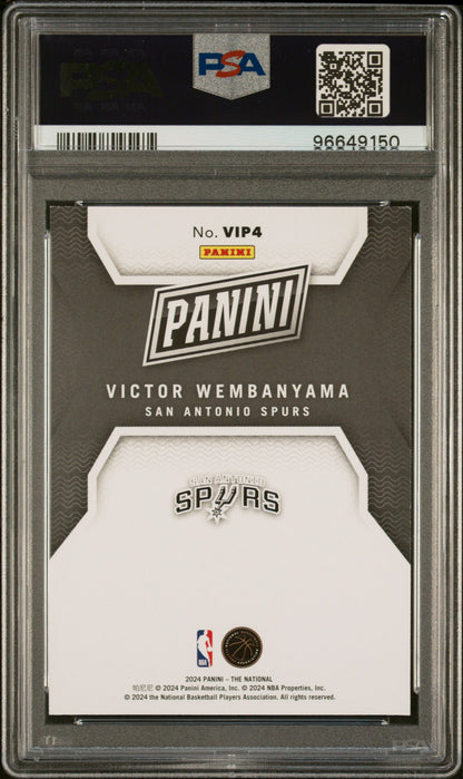 2024 Panini NSCC Vip Promo Pack Victor Wembanyama #VIP4 PSA 8