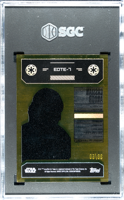2023 Topps Finest Star Wars - Cassian Andor - GOLD /50 - SGC 9.5 - GOLD /50
