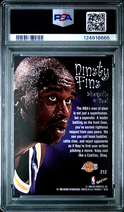 1998 Skybox Premium - Shaquille O'Neal #212 - PSA