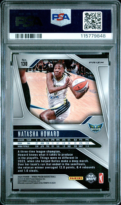 2024 Panini Prizm WNBA - Natasha Howard - Snakeskin SSP - PSA 9 - Snakeskin SSP