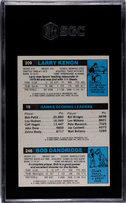 1980-81 Topps Kenon Drew Dandridge #173 SGC 5.5
