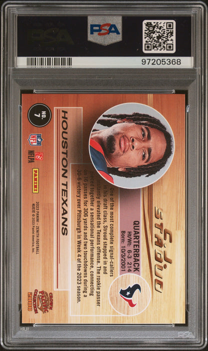 2023 Panini Zenith Pacific Revolution CJ Stroud #7 PSA 9