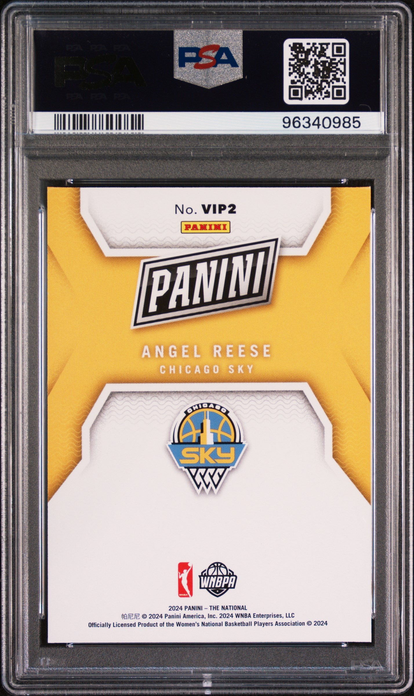 2024 Panini NSCC VIP Promo Pack Angel Reese #VIP2 PSA 8