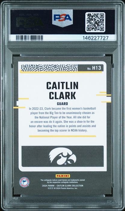 2024 Caitlin Clark - Caitlin Clark - Highlights - Floating Hearts /199 - PSA