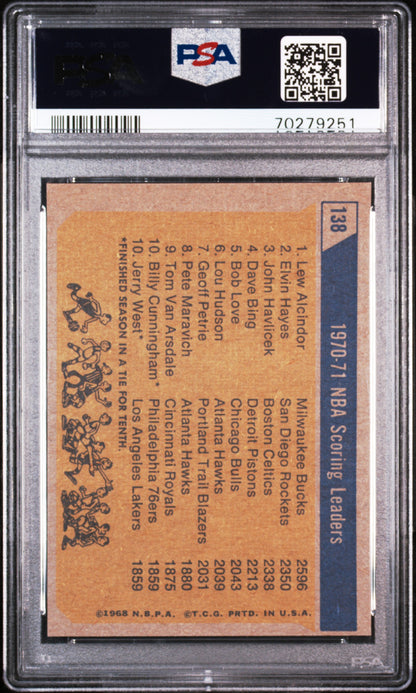 1971 Topps NBA Scoring Leaders #138 PSA 6
