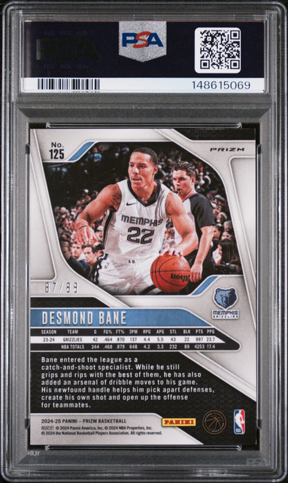 2024 Prizm - Desmond Bane #125 - Dragon Year /88 - PSA - Dragon Year /88