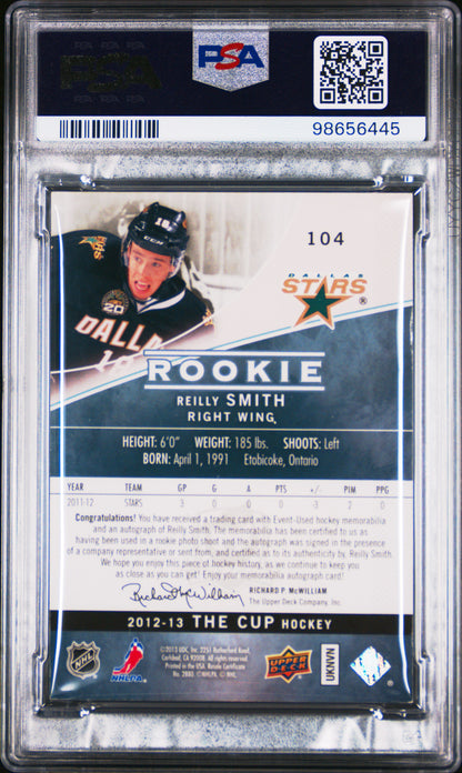 2012 THE CUP Hockey - Reilly Smith - Rookie Auto - PSA - ROOKIE PATCH AUTO /249