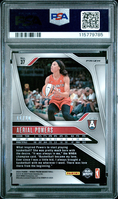 2024 Panini Prizm WNBA- Aerial Powers #37 - Cherry Blossoms FOTL /20 - PSA - /20