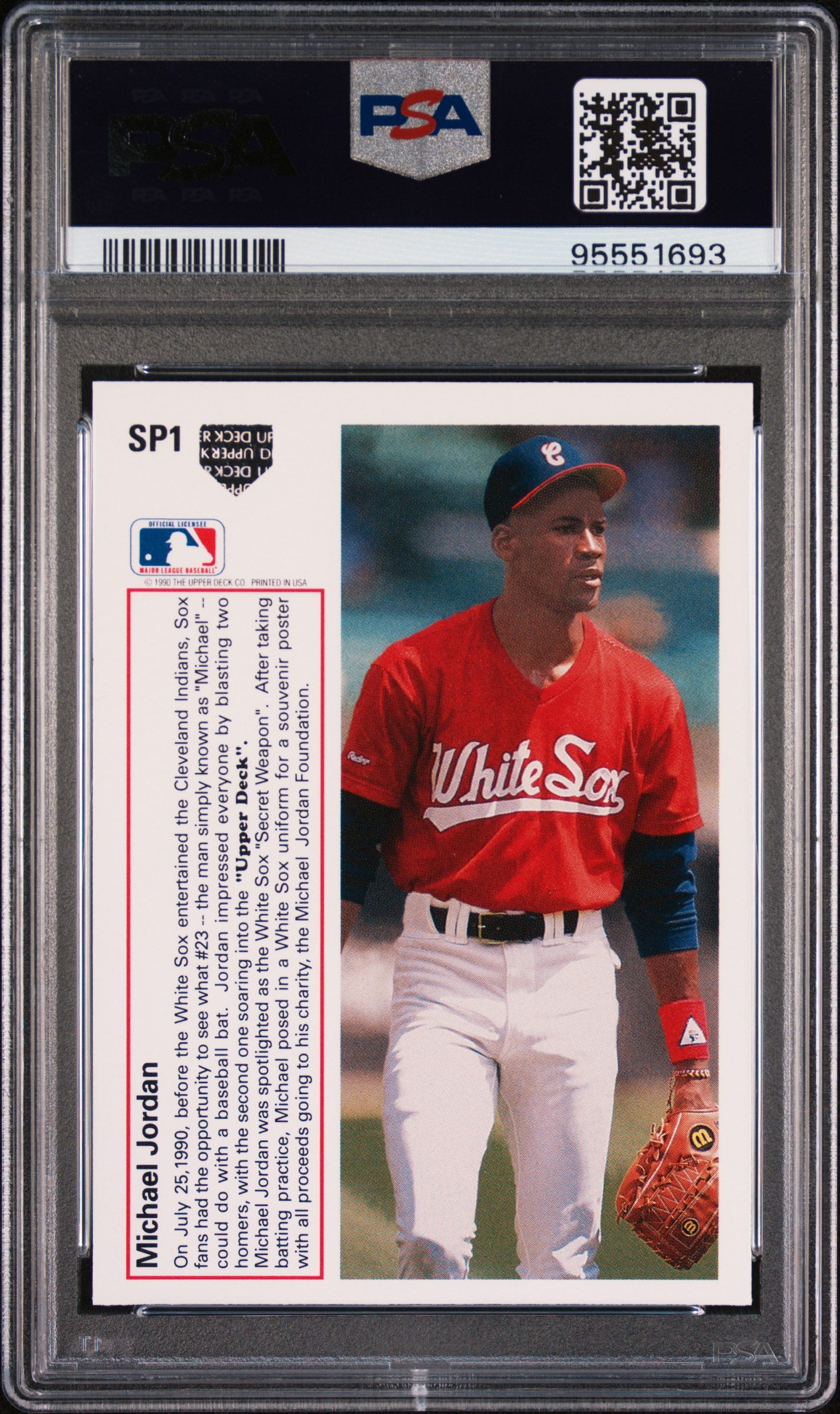 1991 Upper Deck Michael Jordan #SP1 PSA 8
