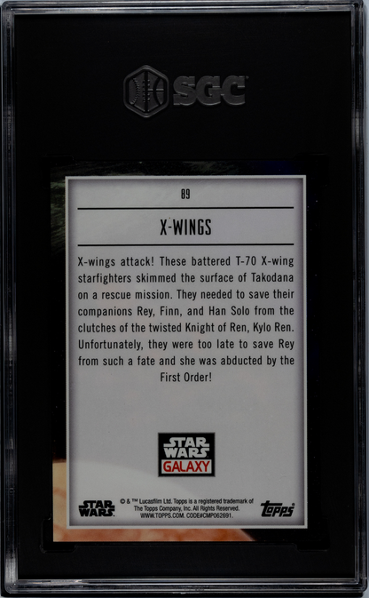 2023 Star Wars Galaxy - X-Wings #89 - Mojo /50 - SGC 10