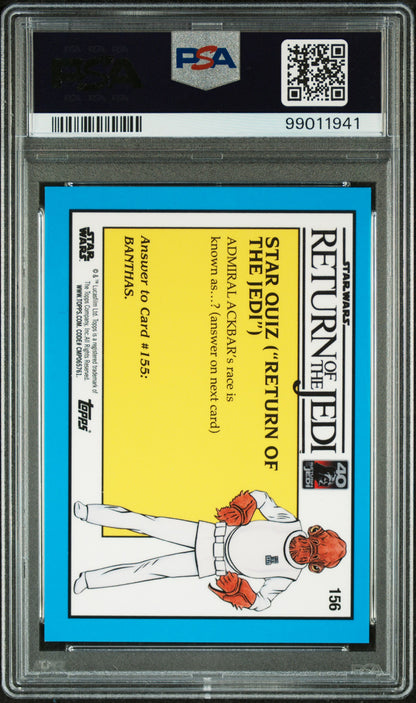 2023 Star Wars Sapphire - Return Of The Jedi - The Jaws Of Death /15 PSA 8 - /15