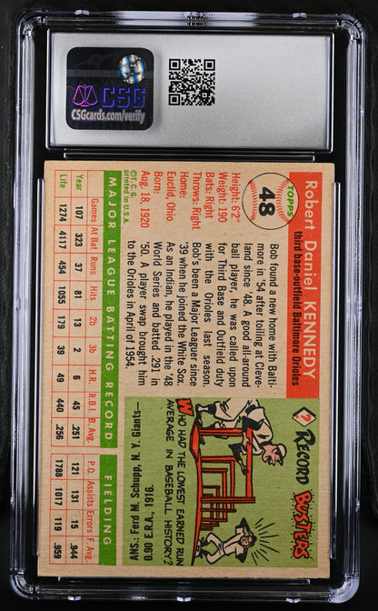 1955 Topps Bob Kennedy #48 CGC 7