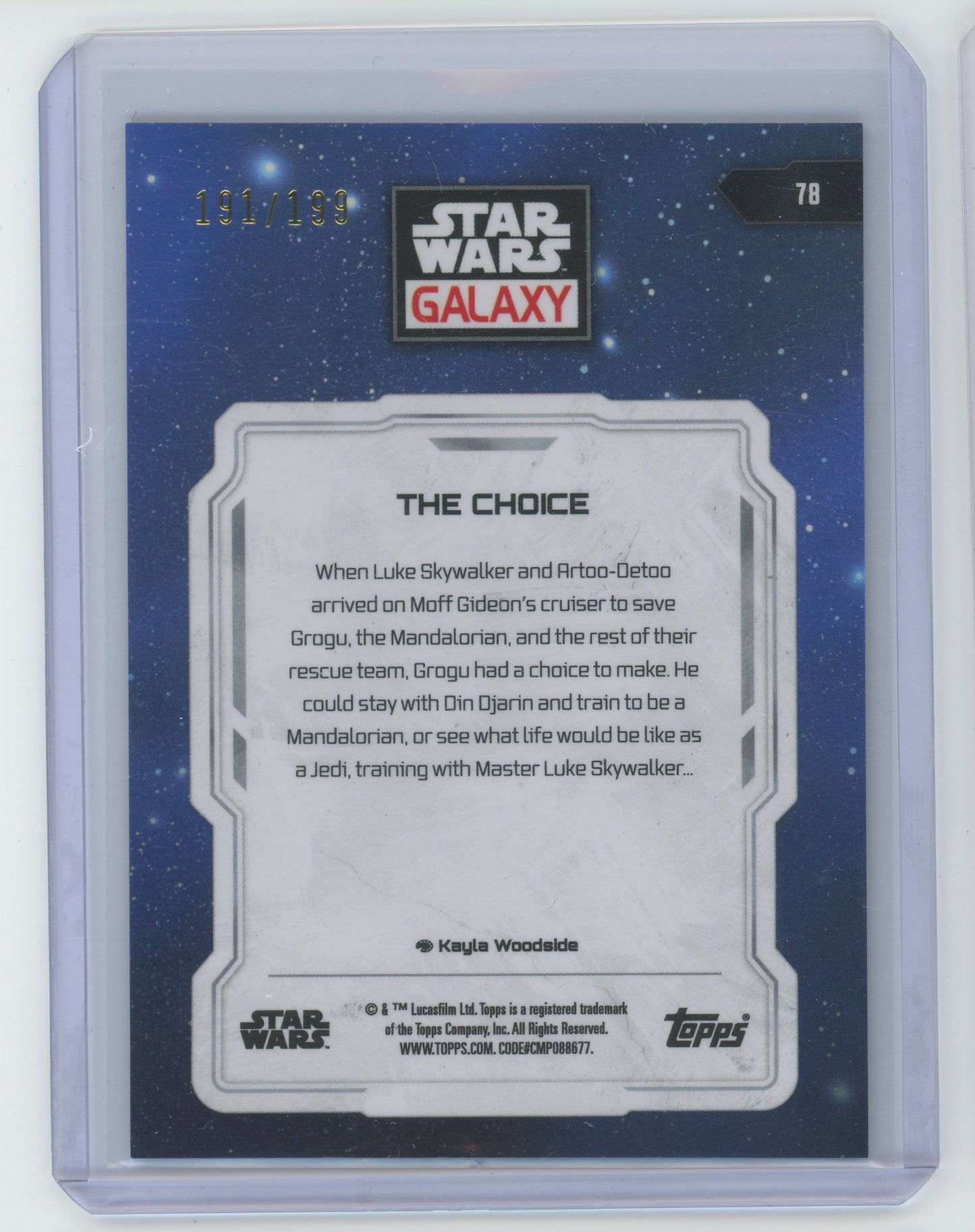 Star Wars Galaxy The Choice 191/199 #95
