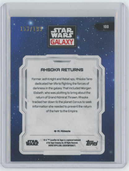 Star Wars Galaxy Ahsoka Returns 153/199 #100