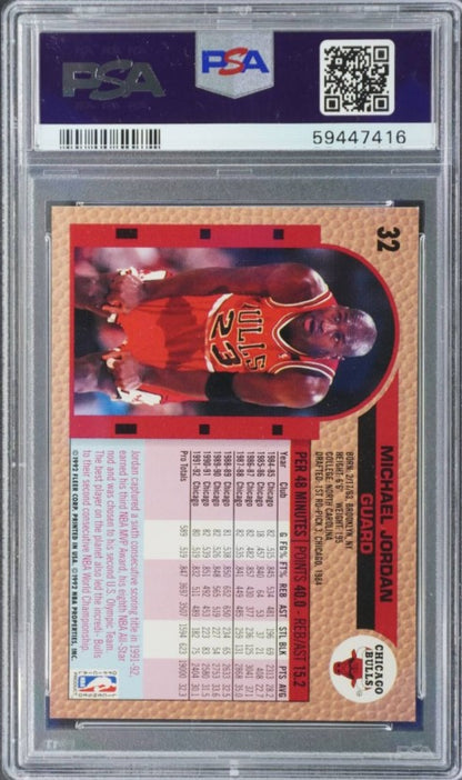 1992 Fleer - Michael Jordan #32 - PSA 8