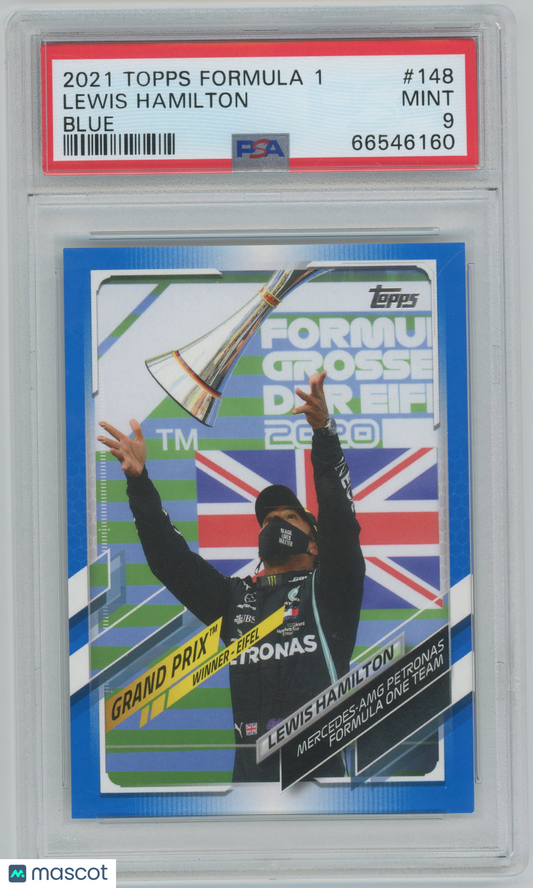 2021 Topps Formula 1 Lewis Hamilton #148 PSA 9 - /99, 32/99