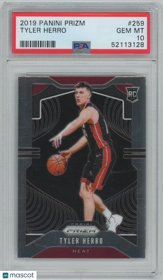 2019 Panini Prizm - Tyler Herro #259 - ROOKIE - PSA 10