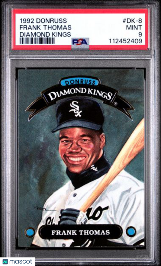 1992 Donruss- Diamond Kings #DK8 - Frank Thomas - White Sox HOF - PSA 9 BIG HURT