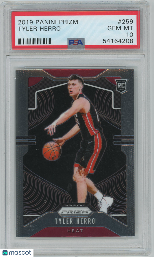 2019 Panini Prizm Tyler Herro ROOKIE #259 PSA 10
