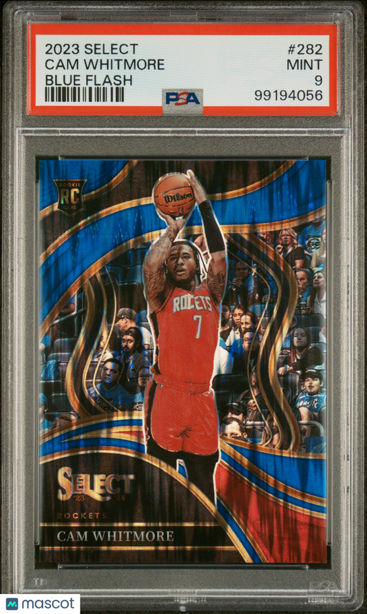 2023 Select Blue Flash /99 Cam Whitmore Rockets RC Rookie 79/99 PSA - ROOKIE /99