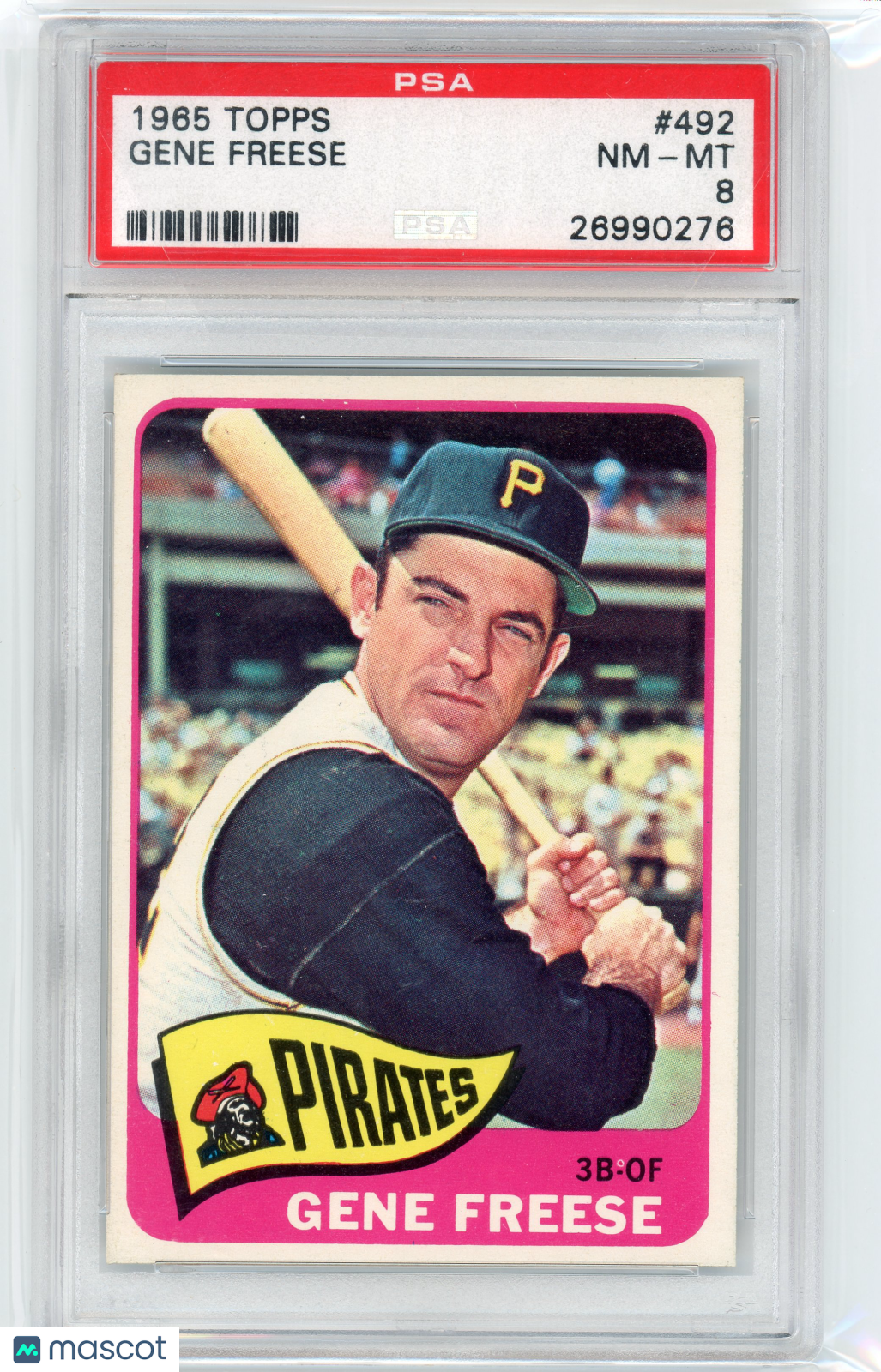 1965 Topps Gene Freese #492 PSA 8