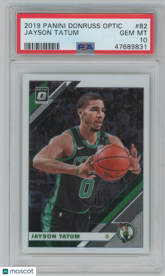 2019 Panini Donruss Optic Jayson Tatum #82 PSA 10