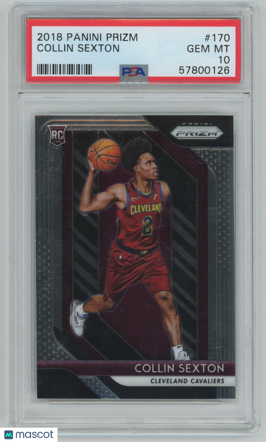 2018 Panini Prizm Collin Sexton ROOKIE #170 PSA 10