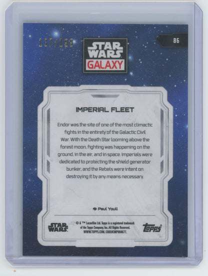 Star Wars Galaxy Imperial Fleet 137/199 #86