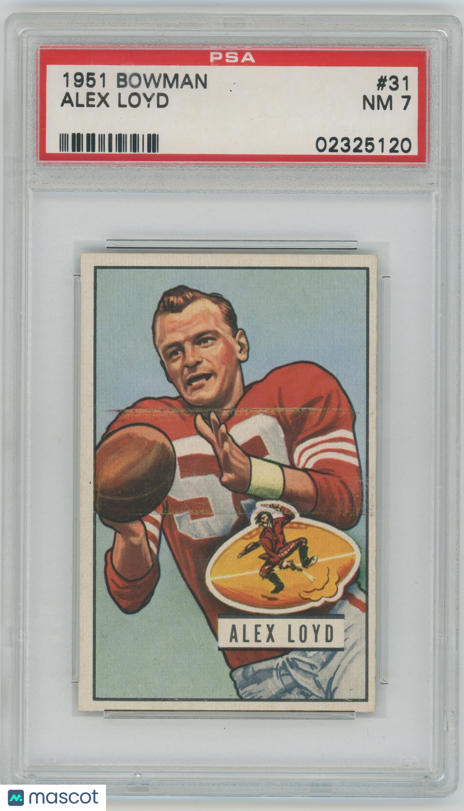 1951 Bowman Alex Loyd #31 PSA 7