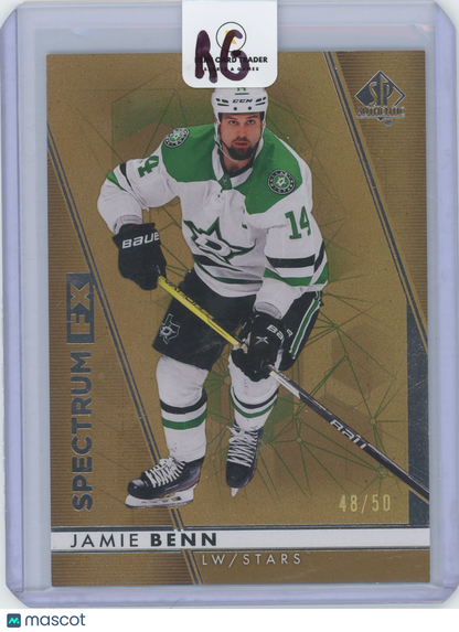 2023 2022-23 SP Authentic Hockey Jamie Benn #S-19 Gold Refractor 48/50