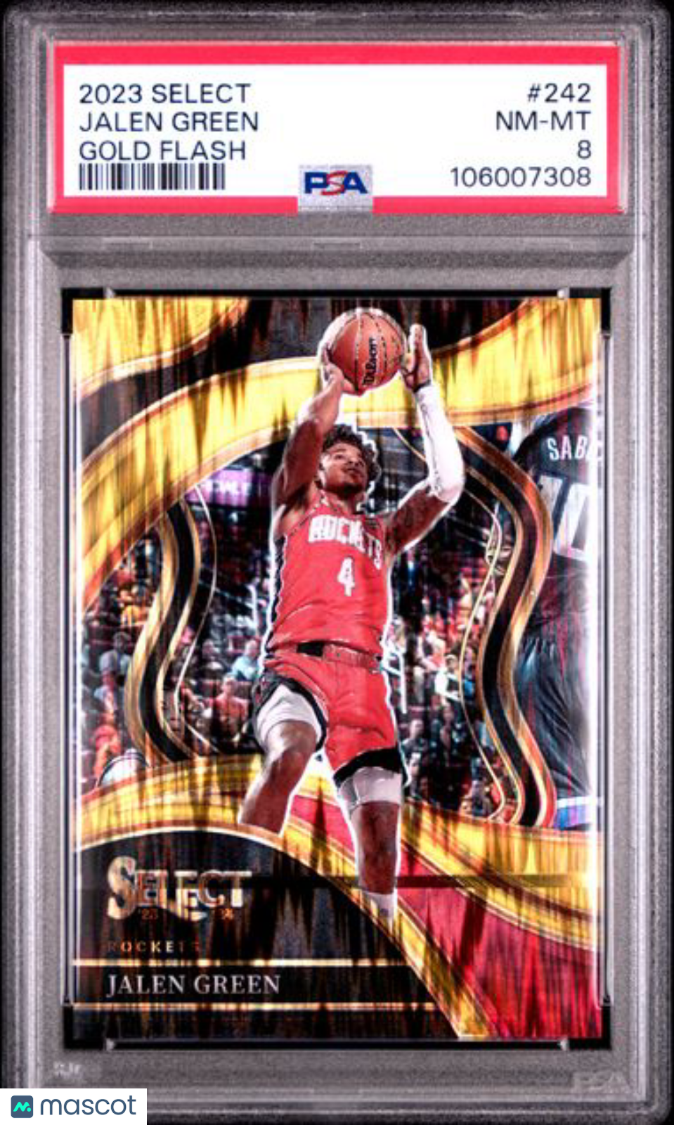 2023 Select - Gold Flash /10 - Jalen Green Rockets - 6/10 - PSA GOLD /10 - PSA