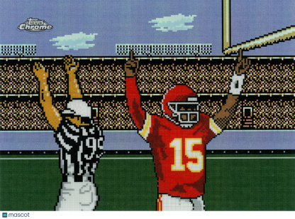2025 Topps Chrome NFL - Patrick Mahomes II #TECMO-21 - Tecmo Bowl SSP