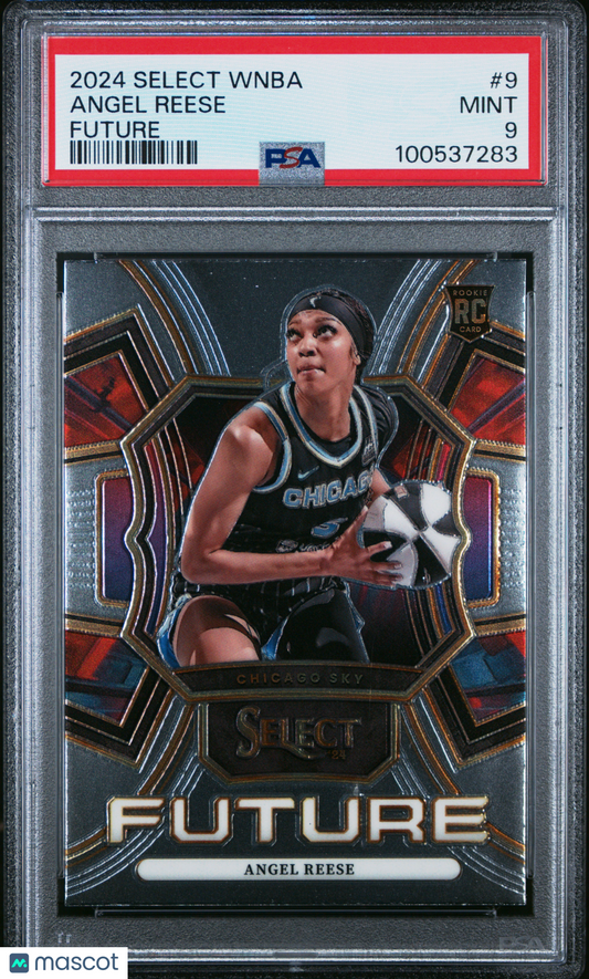 2024 Panini Select WNBA Select Future Angel Reese ROOKIE #9 PSA 9