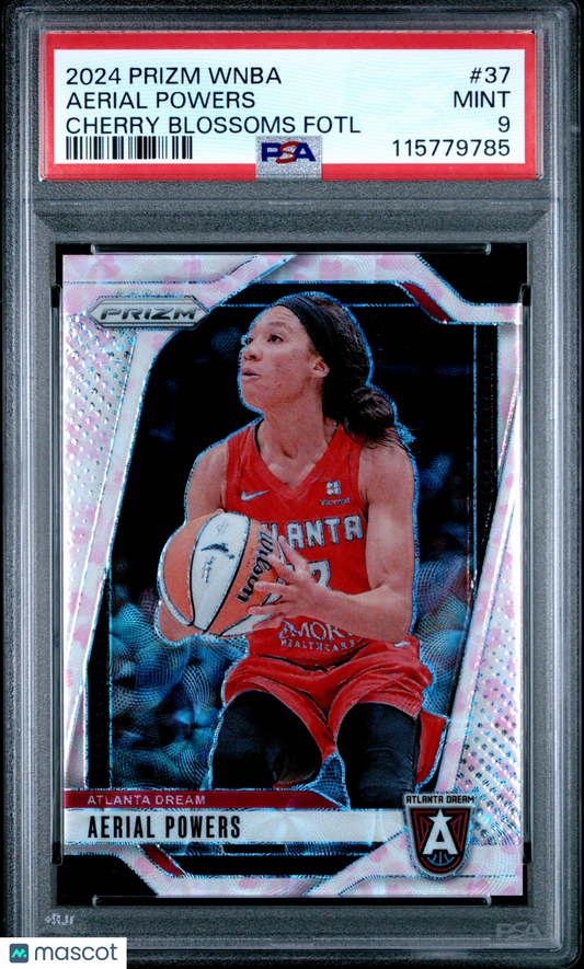 2024 Panini Prizm WNBA- Aerial Powers #37 - Cherry Blossoms FOTL /20 - PSA - /20