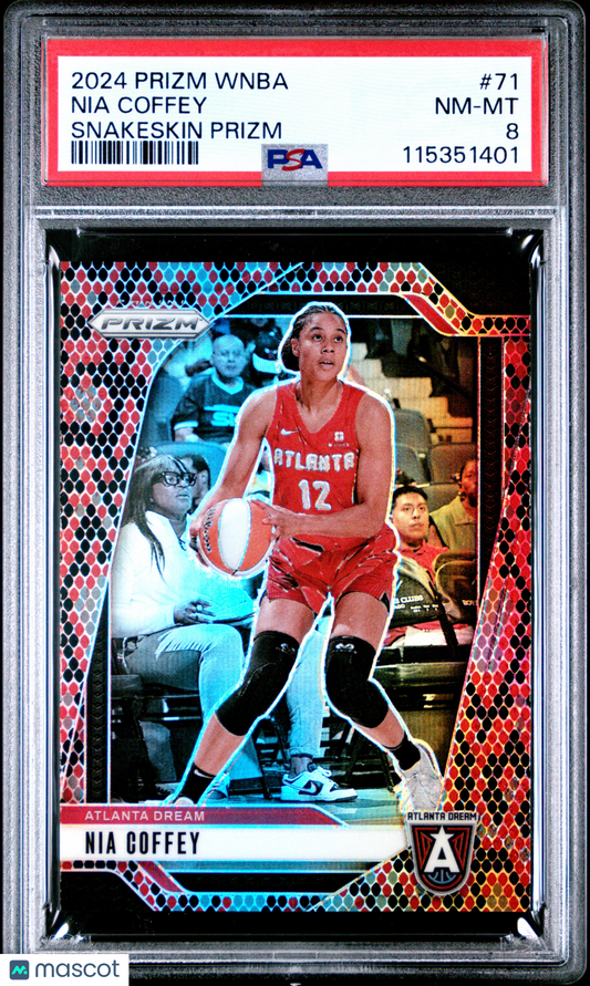2024 Panini Prizm WNBA - Nia Coffey #71 - Snakeskin SSP - PSA - Snakeskin SSP