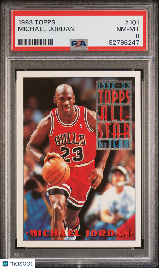 1993 Topps Michael Jordan #101 PSA 8