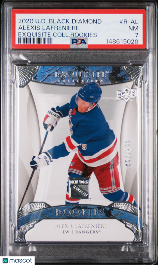 2020 Exquisite Collection Hockey - Alexis Lafreniere - ROOKIE /299 - PSA - /299