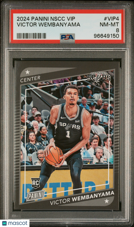 2024 Panini NSCC Vip Promo Pack Victor Wembanyama #VIP4 PSA 8