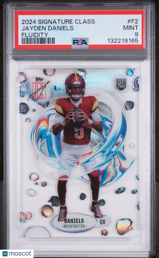 2024 Topps Signature Class - Jayden Daniels - ROOKIE - Fluidity - PSA - ROOKIE