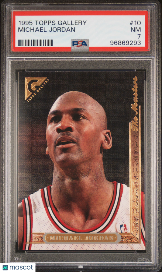 1995 Topps Gallery - Michael Jordan #10 - PSA 7