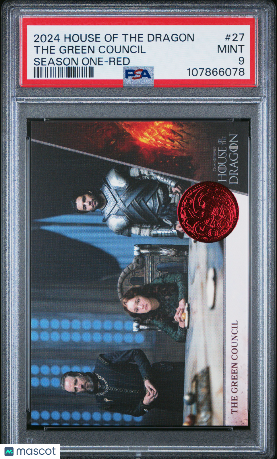 2024 House Of The Dragon - The Green Council - Season One - RED /50 - PSA - /50