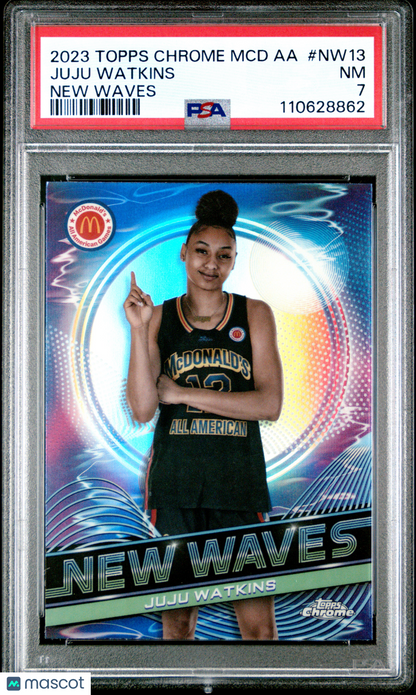 2023 Topps Chrome Mcdonald's All-American - Juju Watkins #NW13 - New Waves - PSA