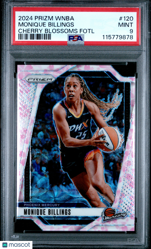 2024 Panini Prizm WNBA - Monique Billings #120 - Cherry Blossoms /20 - PSA - /20