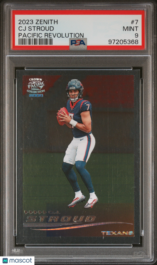 2023 Panini Zenith Pacific Revolution CJ Stroud #7 PSA 9