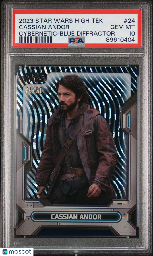 2023 Topps Star Wars High Tek Cassian Andor #24 - /50 PSA 10 - /50